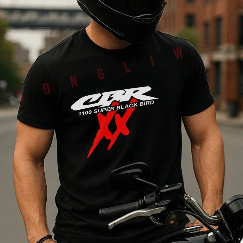 Motorcycles Cbr 1100 Super Blackbird Xx T S Men's Fashion Moto T-shirt Casual Tshirts Summer Short Sleeve Tops
Motorcycles Cbr 1100 Super Blackbird Xx T S Men's Fashion Moto T-shirt Casual Tshirts Summer Short Sleeve Tops