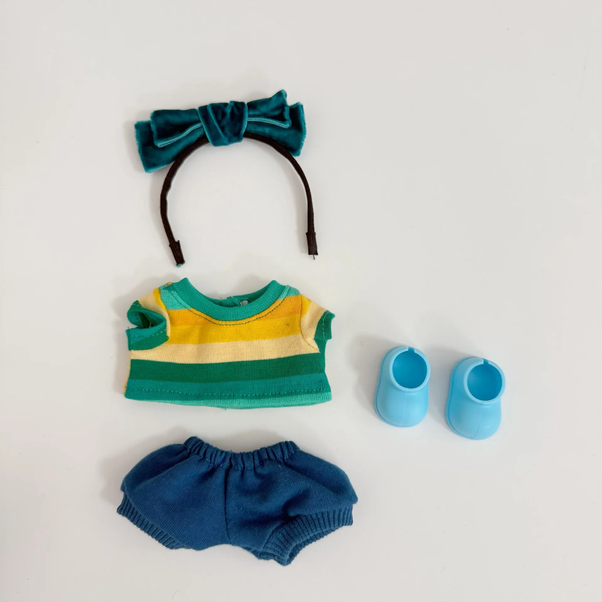 Doll Outfit For Labubu Cute Colorful Striped Sweater Big Bow 15/17cm 1st-3rd Gen Dress - Up Game Party Outfit
Doll Outfit For Labubu Cute Colorful Striped Sweater Big Bow 15/17cm 1st-3rd Gen Dress - Up Game Party Outfit
