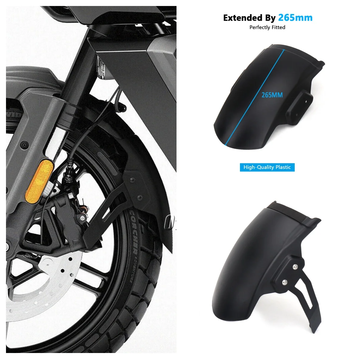 For Pan America 1250 PAN AMERICA 1250S 2021-2024 New Motorcycle ABS Front Fender Extender 265mm Mudguard Extension Wheel Hugger
For Pan America 1250 PAN AMERICA 1250S 2021-2024 New Motorcycle ABS Front Fender Extender 265mm Mudguard Extension Wheel Hugger