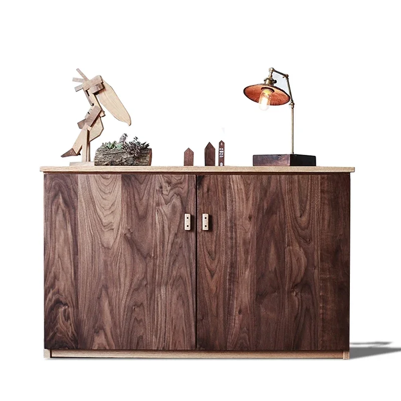 Solid wood side cabinet, fish tank, aquatic plant tank bottom cabinet, black walnut dining side, storage is simple
Solid wood side cabinet, fish tank, aquatic plant tank bottom cabinet, black walnut dining side, storage is simple