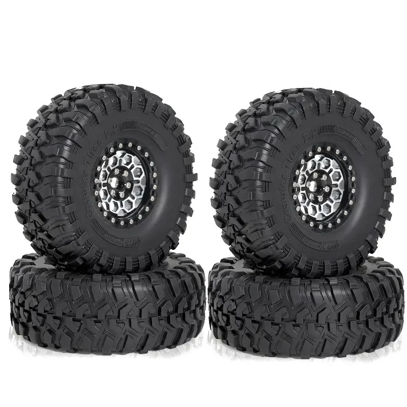 2.2 Inch Rubber Crawler Tires & Wheels for 1/10 RC Crawler Car KM5 YK4082 YK4083 Axial SCX10 RBX10 RR10 Trxs TRX4
2.2 Inch Rubber Crawler Tires & Wheels for 1/10 RC Crawler Car KM5 YK4082 YK4083 Axial SCX10 RBX10 RR10 Trxs TRX4
