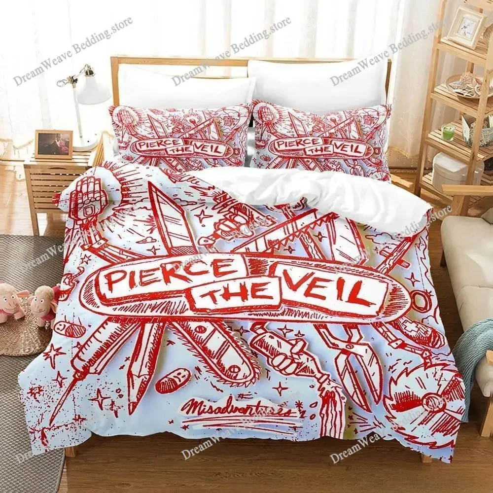 3D Print Music Group Pierce The Veil Bedding Set Duvet Cover Bed Set Quilt Cover Pillowcase Comforter King Queen Size Boys Adult
3D Print Music Group Pierce The Veil Bedding Set Duvet Cover Bed Set Quilt Cover Pillowcase Comforter King Queen Size Boys Adult