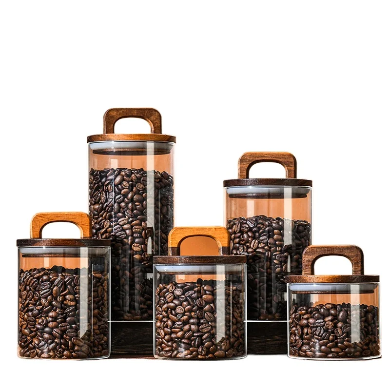 Vintage American-Style Glass Jar with Handle - Airtight Coffee, Tea & Dry Food Storage Canister
Vintage American-Style Glass Jar with Handle - Airtight Coffee, Tea & Dry Food Storage Canister