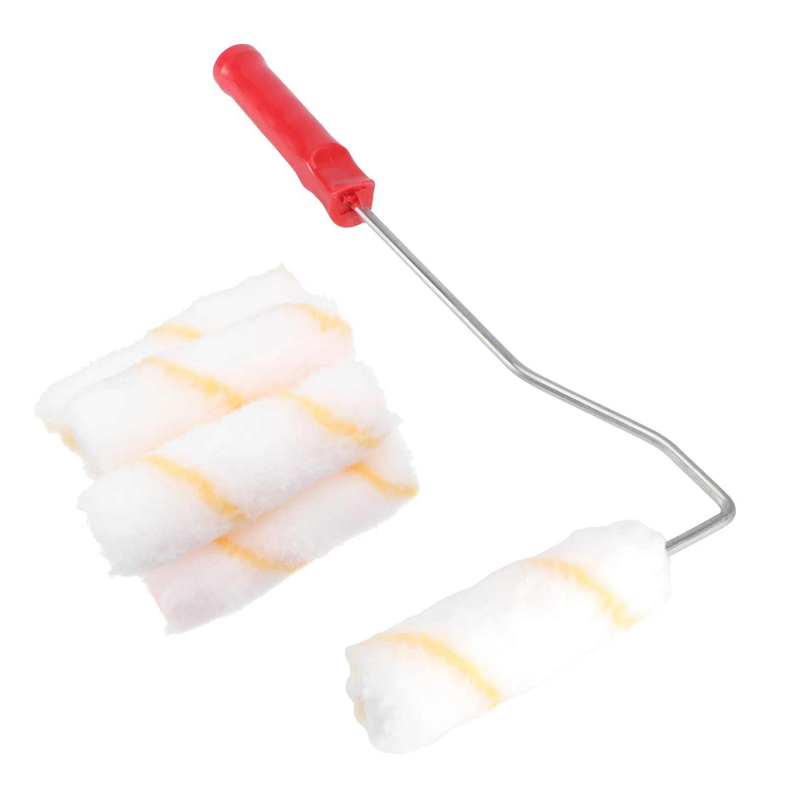 4 Inch Multifunction DIY Wall Paint Roller Brush Set Roller Paint Brush Handle Tool 1Pc Brush with 10Pcs Roller Brush Parts for
4 Inch Multifunction DIY Wall Paint Roller Brush Set Roller Paint Brush Handle Tool 1Pc Brush with 10Pcs Roller Brush Parts for