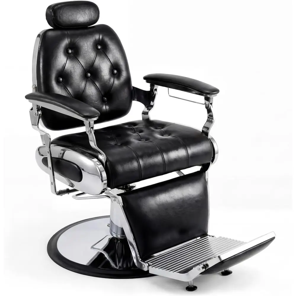 Vintage Heavy-Duty Reclining Hydraulic Barber Chair with Towel Bar and 360° Swivel, Suitable for Barber Shops and Beauty Salons,
Vintage Heavy-Duty Reclining Hydraulic Barber Chair with Towel Bar and 360° Swivel, Suitable for Barber Shops and Beauty Salons,