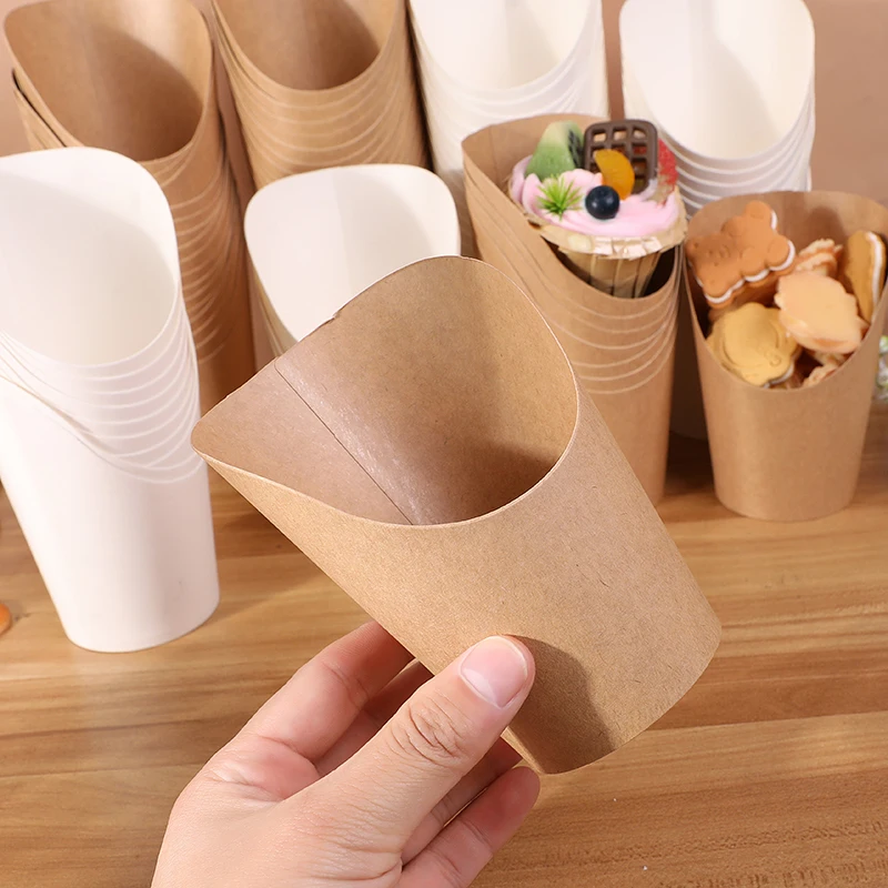 10Pcs Disposable Kraft Paper French Fries Cup Charcuterie Snack Dessert Potato Cup Box Birthday Wedding Party Decor Supplies
10Pcs Disposable Kraft Paper French Fries Cup Charcuterie Snack Dessert Potato Cup Box Birthday Wedding Party Decor Supplies