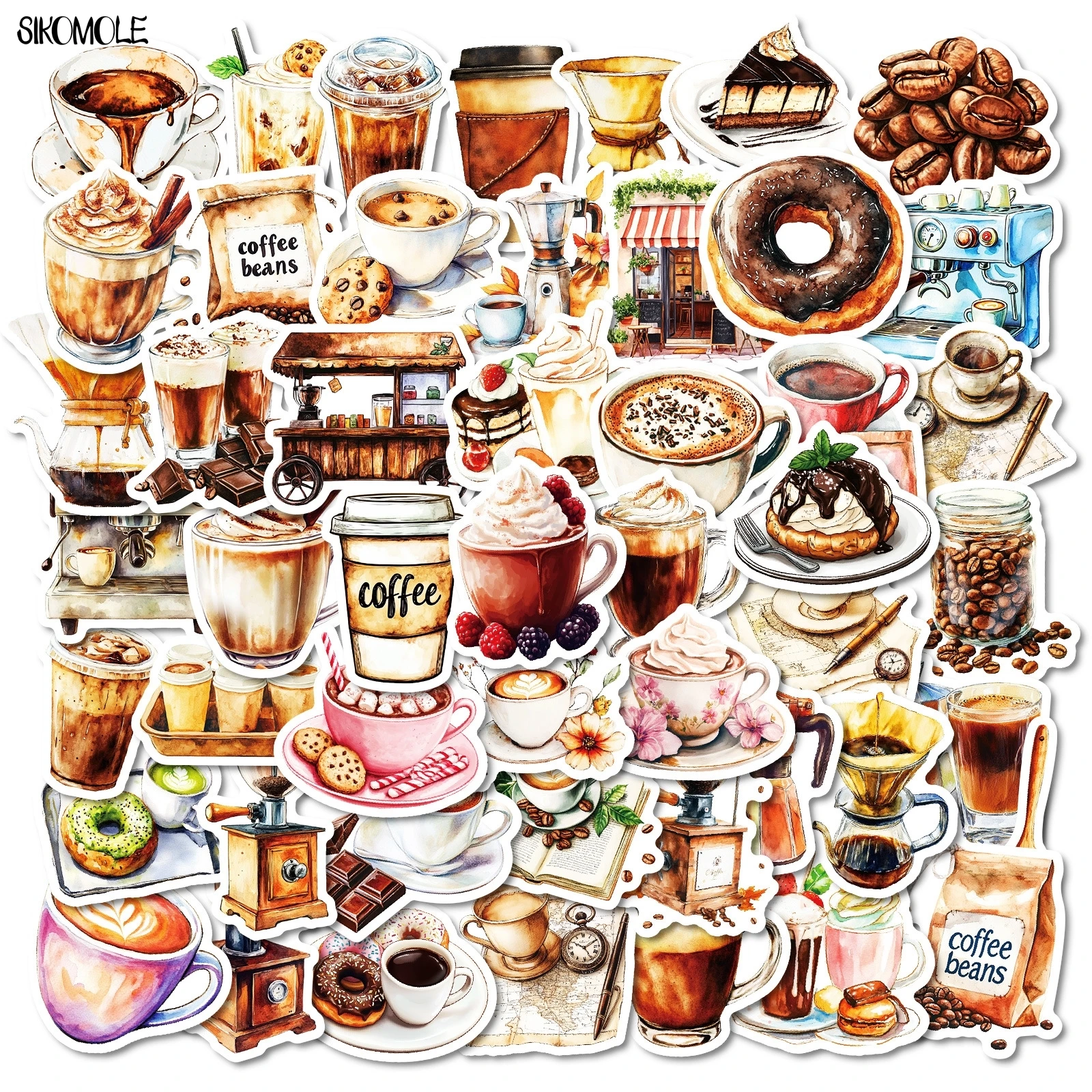 10/30/50pcs Cartoon Cafe Stickers Kawaii Coffee Dessert DIY Phone Laptop Guitar Travel Luggage Skateboard Toy Graffiti Sticker
10/30/50pcs Cartoon Cafe Stickers Kawaii Coffee Dessert DIY Phone Laptop Guitar Travel Luggage Skateboard Toy Graffiti Sticker