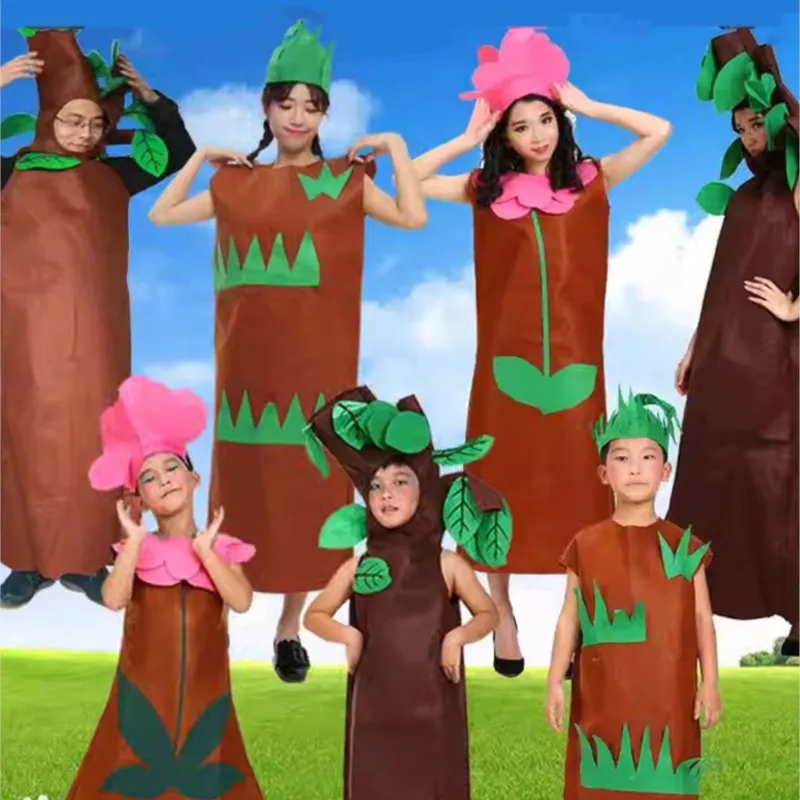 Children's Big Tree Environmental Handmade Clothes Adult Grass Catwalk Fashion Parent-Child Performance Clothing
Children's Big Tree Environmental Handmade Clothes Adult Grass Catwalk Fashion Parent-Child Performance Clothing