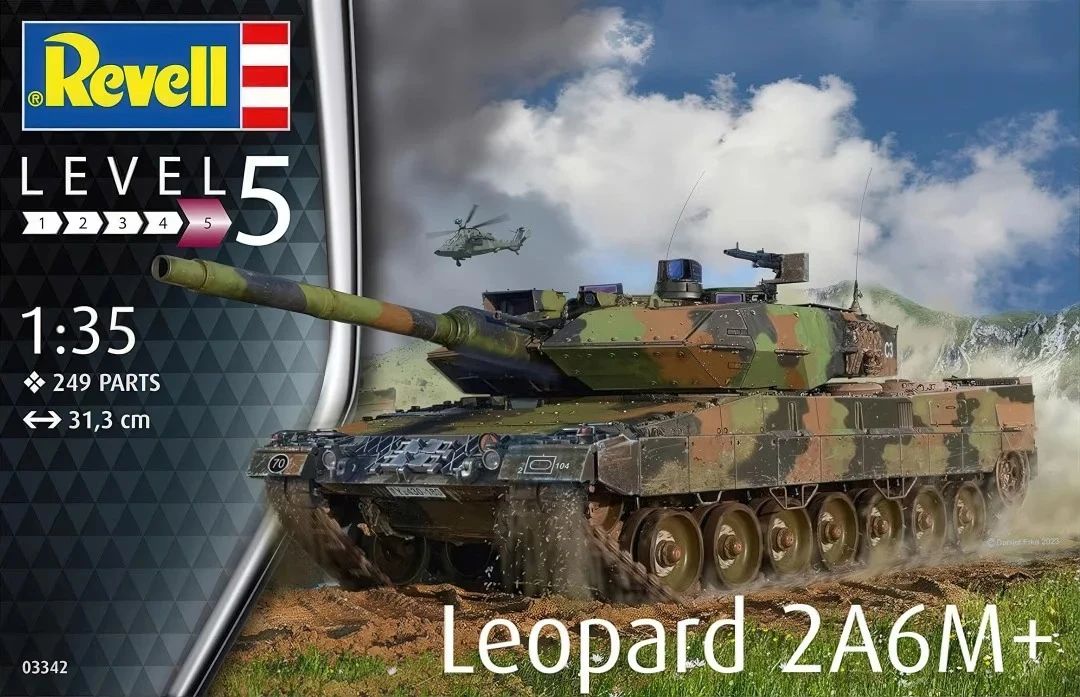 Revell 03342 Пластиковый сборный набор для моделирования военной техники в масштабе 1/35 Leopard 2A6M +
Revell 03342 Пластиковый сборный набор для моделирования военной техники в масштабе 1/35 Leopard 2A6M +