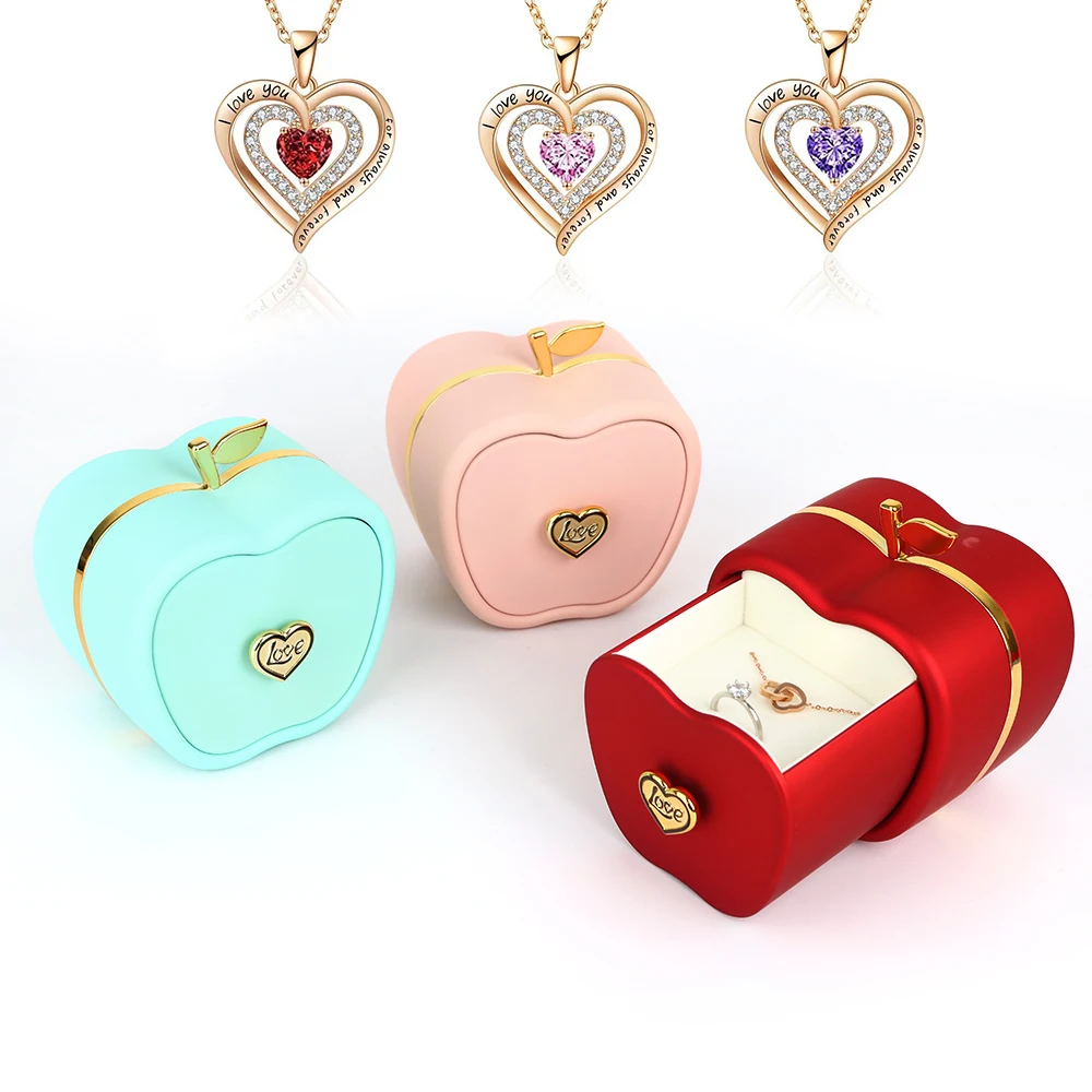 Fashion Jewelry,Apple Shape Set Necklace Gift Box for Women, Christmas Birthday Valentine's Day Gift
Fashion Jewelry,Apple Shape Set Necklace Gift Box for Women, Christmas Birthday Valentine's Day Gift