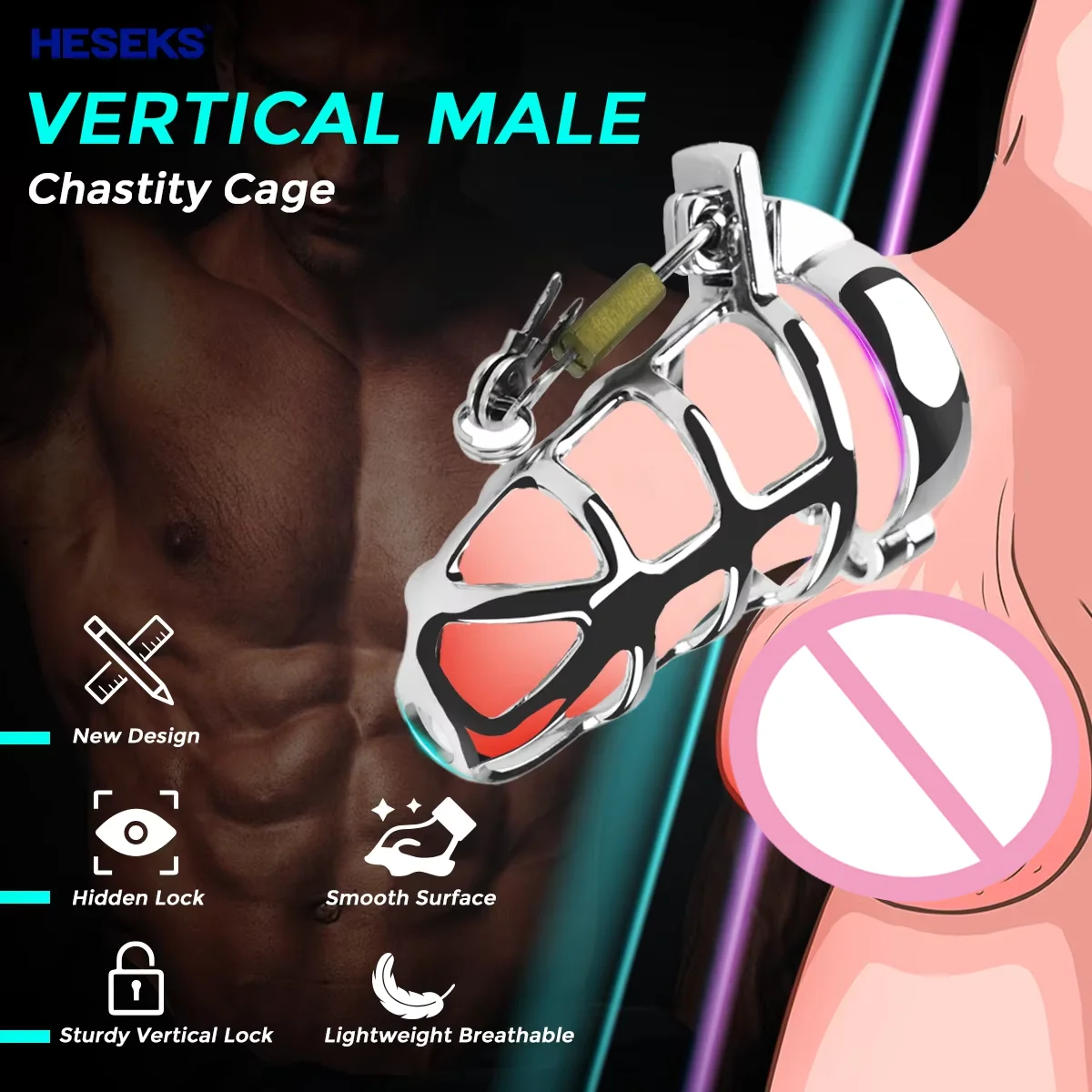 Metal Chastity Cage Male Big Cock Cage SM Gay Chastity Devices Adult Sex Toys for Men Penis Lock Erotic Bondage Husband Loyalty
Metal Chastity Cage Male Big Cock Cage SM Gay Chastity Devices Adult Sex Toys for Men Penis Lock Erotic Bondage Husband Loyalty