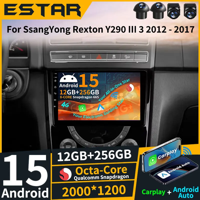 Android 15 Car Radio For SsangYong Rexton Y290 3 2012 - 2017 GPS Multimedia Player Navi Head Unit Stereo Wireless Carplay Video
Android 15 Car Radio For SsangYong Rexton Y290 3 2012 - 2017 GPS Multimedia Player Navi Head Unit Stereo Wireless Carplay Video