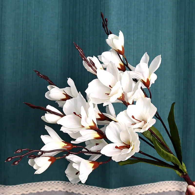 Simulated Flower Magnolia Flower Silk Fabric Home Hecoration Wedding Decoration Hotel Wholesale Fake Flower Living Room
Simulated Flower Magnolia Flower Silk Fabric Home Hecoration Wedding Decoration Hotel Wholesale Fake Flower Living Room