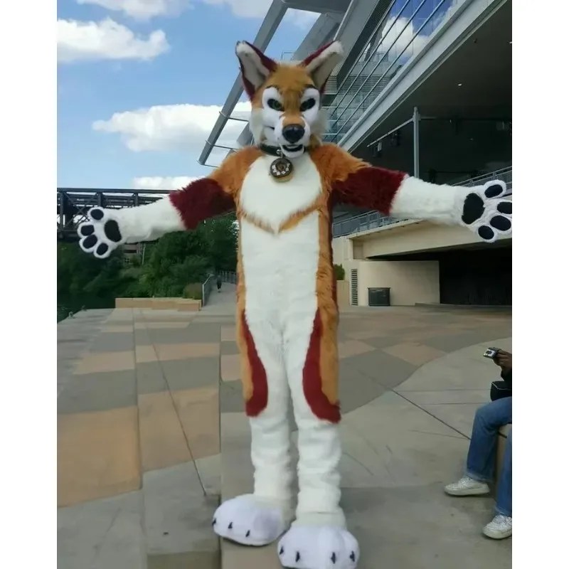 Brown White Long Fur Furry Costume Fursuit Wolf Husky Dog Fox Mascot Costume Cosplay Party Fursuit Halloween Suit Adult Size
Brown White Long Fur Furry Costume Fursuit Wolf Husky Dog Fox Mascot Costume Cosplay Party Fursuit Halloween Suit Adult Size