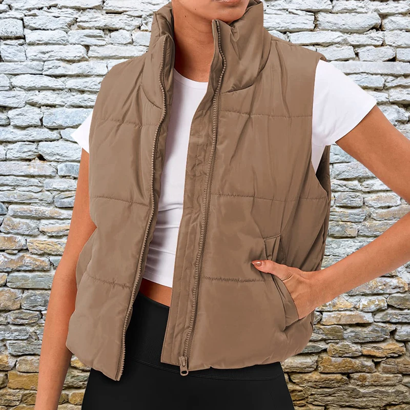 Amazon Cross border European and American Women's Wear 2024 Autumn/Winter New Solid Color Fashion Pocket Solid Color Casual Vest
Amazon Cross border European and American Women's Wear 2024 Autumn/Winter New Solid Color Fashion Pocket Solid Color Casual Vest