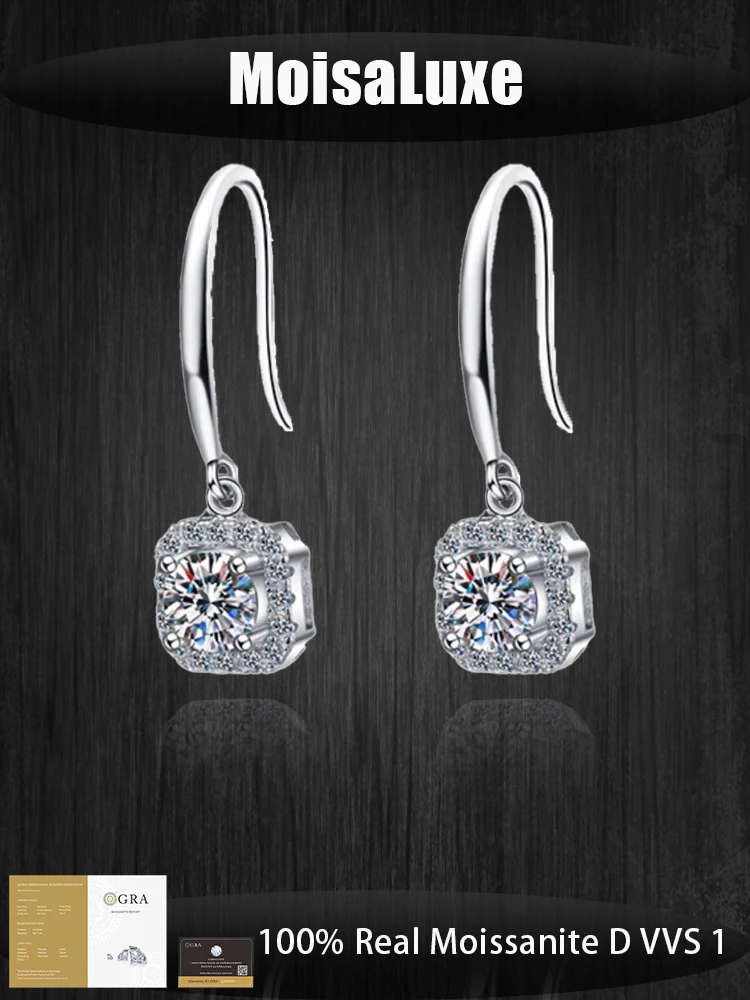 MoisaLuxe Official Store Moissanite 925 sterling silver Light luxury Earrings Geometric Fashion Jewelry Skeleton Hoops Piercing
MoisaLuxe Official Store Moissanite 925 sterling silver Light luxury Earrings Geometric Fashion Jewelry Skeleton Hoops Piercing