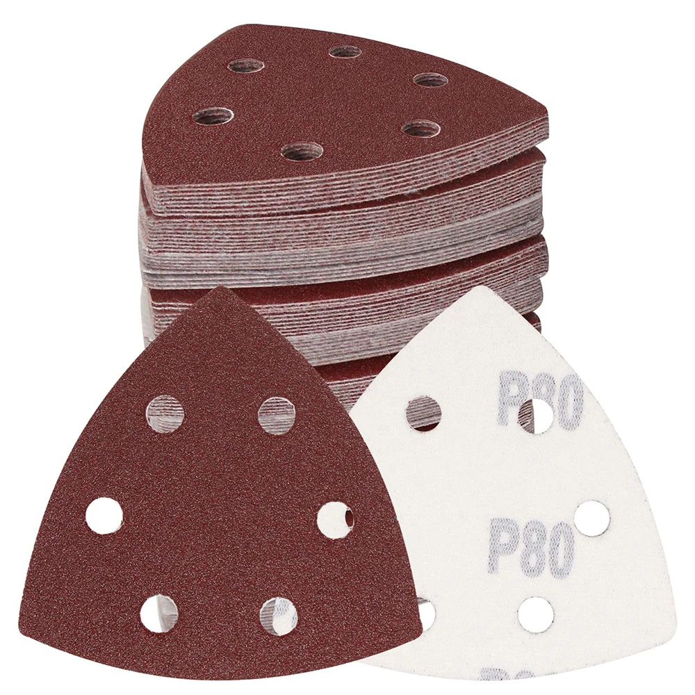 20PCS Triangular Sanding Pads 6 Holes Hook & Loop Aluminum Oxide 40-400 Grit Sandpaper Abrasive Tools for Delta Multi Jet Sander
20PCS Triangular Sanding Pads 6 Holes Hook & Loop Aluminum Oxide 40-400 Grit Sandpaper Abrasive Tools for Delta Multi Jet Sander