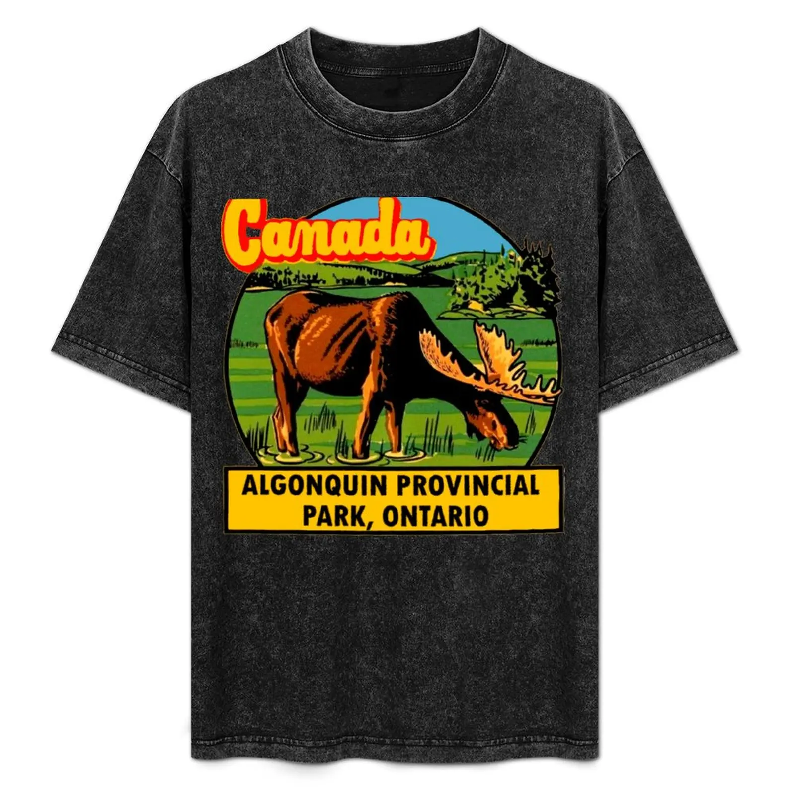 Algonquin Provincial Park Ontario Vintage Travel Decal T-Shirt custom t shirt anime Men's t-shirt
Algonquin Provincial Park Ontario Vintage Travel Decal T-Shirt custom t shirt anime Men's t-shirt