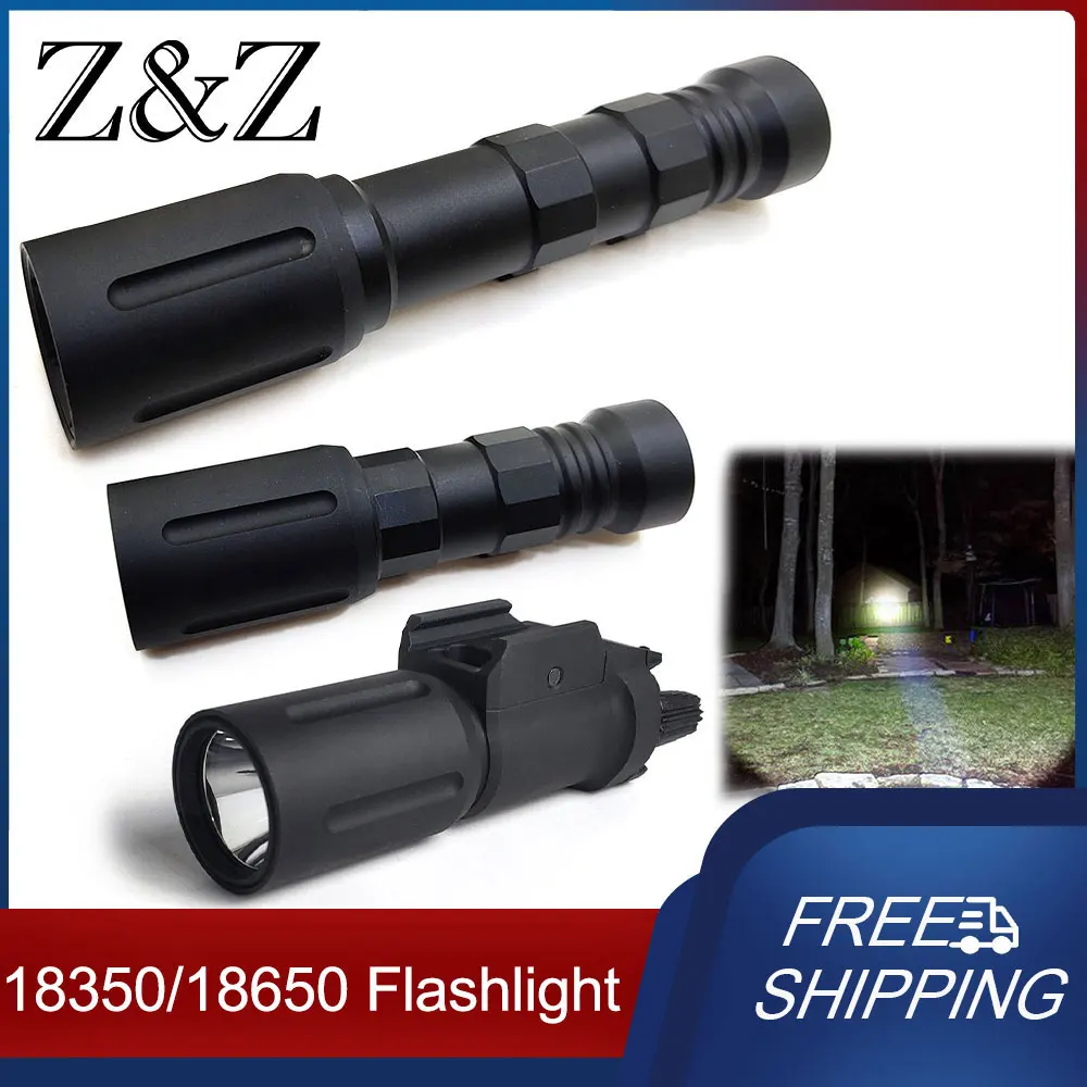 Tactical 18350 18650 PL18350 Spotlight White LED Hunting High Power Scout Flashlight Weapons Light with Original Markings
Tactical 18350 18650 PL18350 Spotlight White LED Hunting High Power Scout Flashlight Weapons Light with Original Markings