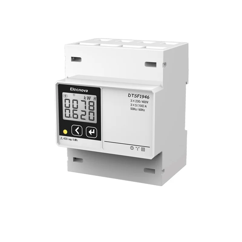 Elecnova DTSF1946-4P ЖК-дисплей Трехфазный многофункциональный счетчик энергии на DIN-рейку T-ariff
Elecnova DTSF1946-4P ЖК-дисплей Трехфазный многофункциональный счетчик энергии на DIN-рейку T-ariff