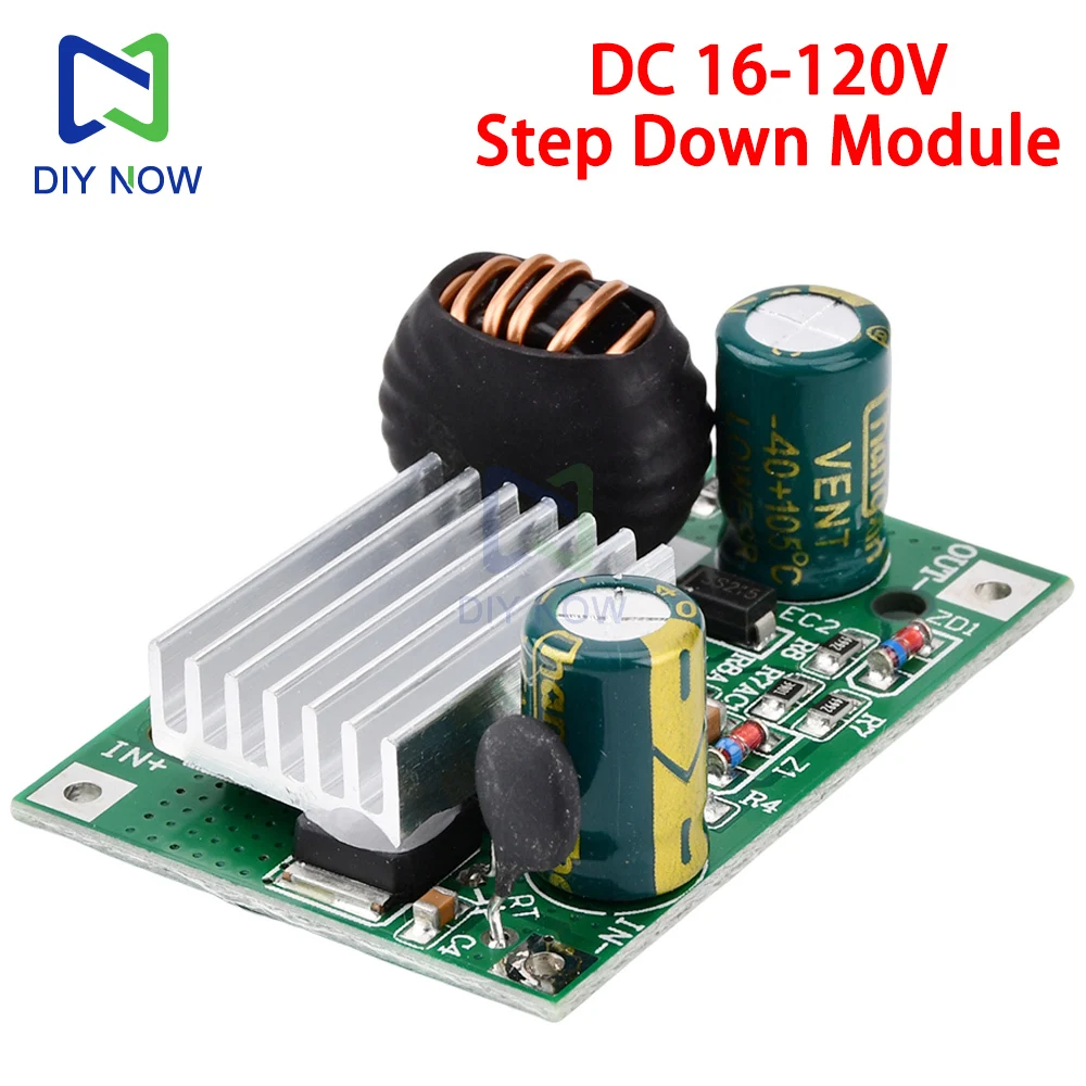 DC-DC 16V-120V buck module 9-120V 9-90V buck module converter voltage conversion module output 12V 3A
DC-DC 16V-120V buck module 9-120V 9-90V buck module converter voltage conversion module output 12V 3A