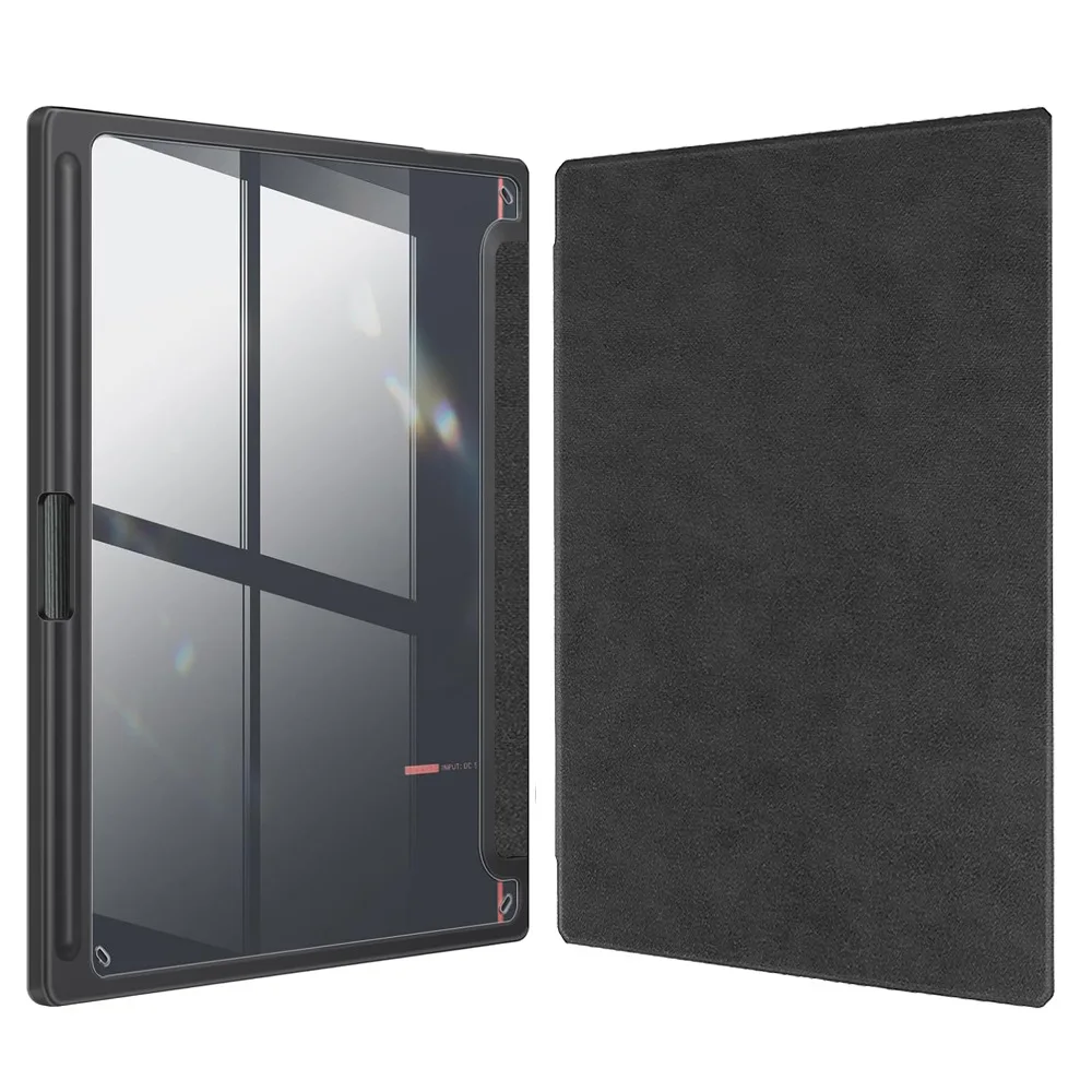 Case for 10.3" Onyx Boox Note Air 3 C/Air 3 B/W 2023 ePaper Tablet, Folio Ultra Slim Clear Cover Back Shell Built-in Pen Holder
Case for 10.3" Onyx Boox Note Air 3 C/Air 3 B/W 2023 ePaper Tablet, Folio Ultra Slim Clear Cover Back Shell Built-in Pen Holder