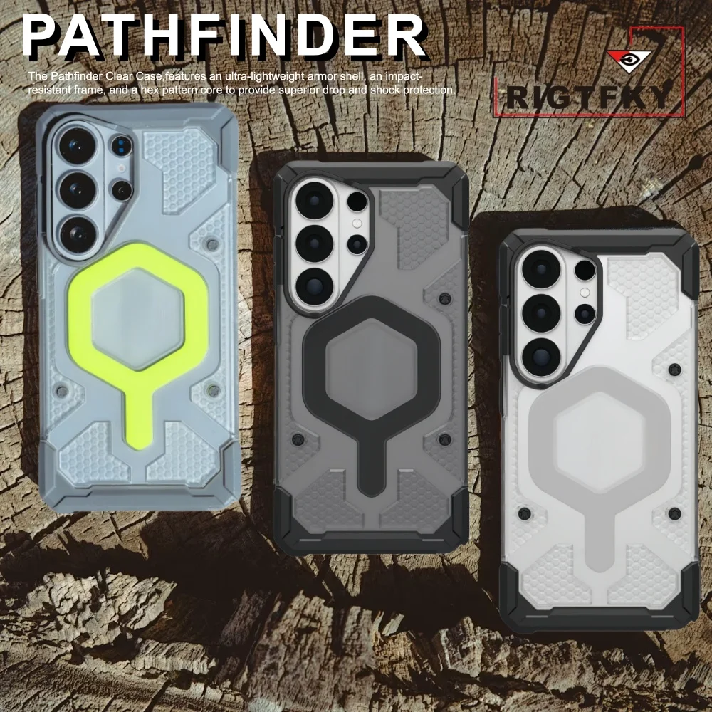 Pathfinder Armor Phoen Case For Samsung Galaxy S26 Ultra S25 S24 S23 Military Impact-resistant Transparent Protective Cover
Pathfinder Armor Phoen Case For Samsung Galaxy S26 Ultra S25 S24 S23 Military Impact-resistant Transparent Protective Cover