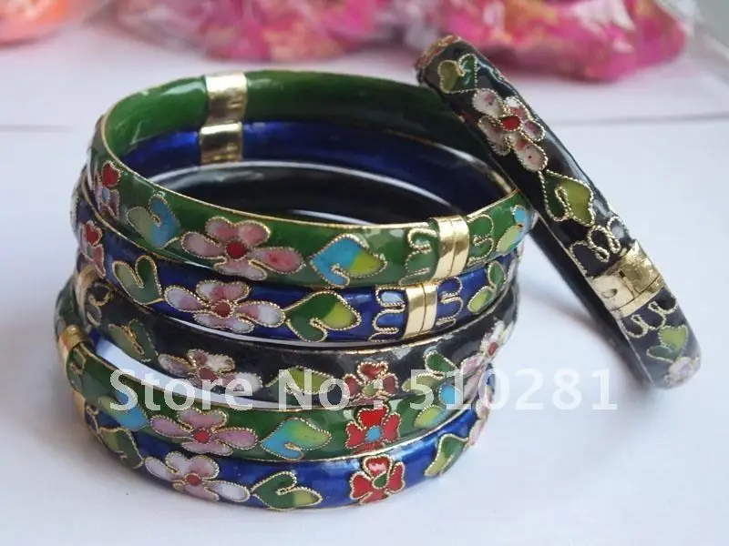 36piece/lot 3color Cloisonne Cuff Bangle Cuff Bracelets (red blue black 3 color with flower design)
36piece/lot 3color Cloisonne Cuff Bangle Cuff Bracelets (red blue black 3 color with flower design)