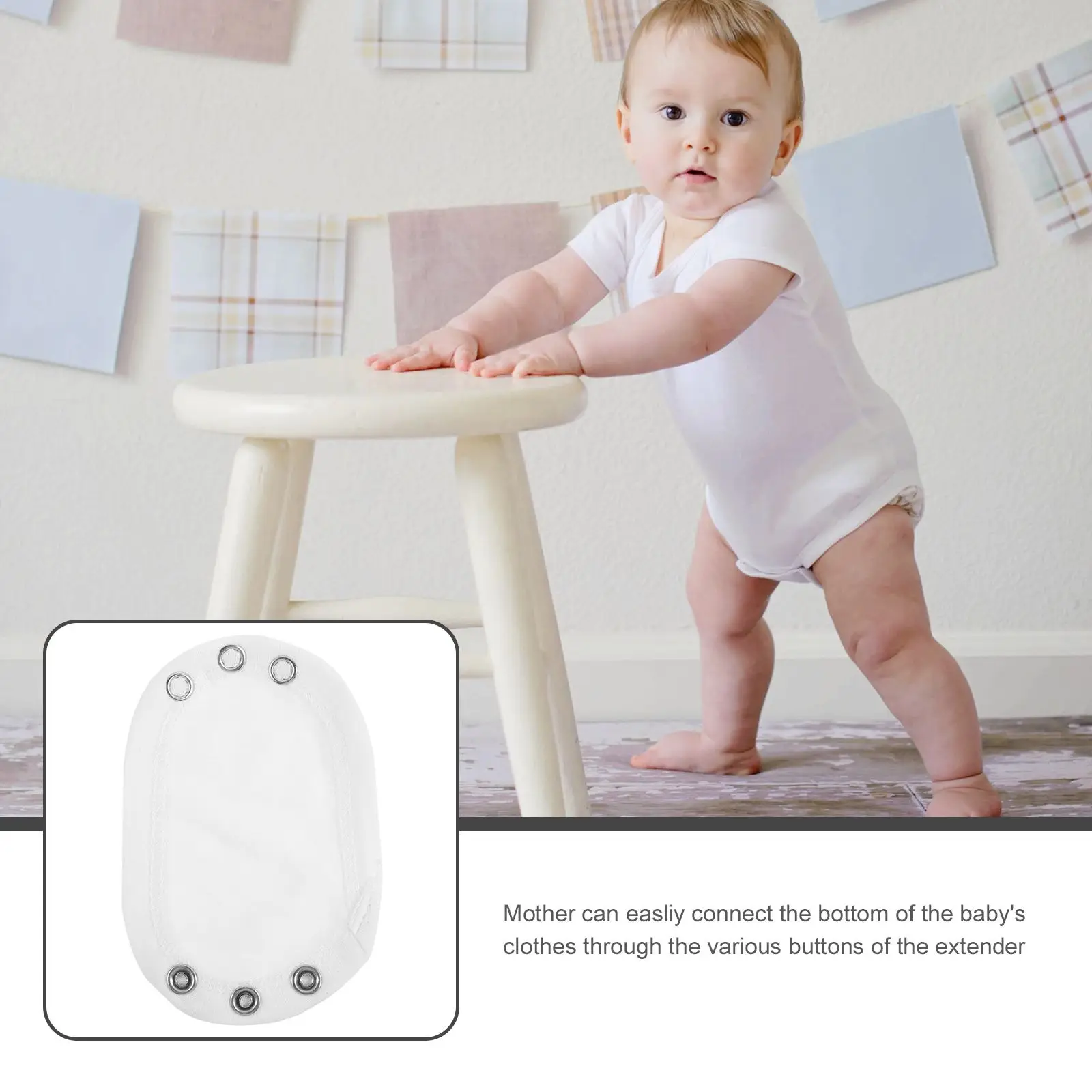 Baby Bodysuit Bodysuit Extender Extension Tight Fart Jacket Universal Jumpsuit Extender Pants Crawler Cotton Material
Baby Bodysuit Bodysuit Extender Extension Tight Fart Jacket Universal Jumpsuit Extender Pants Crawler Cotton Material