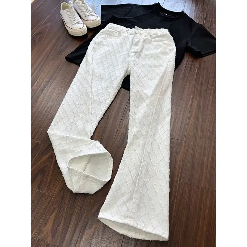 Men Clothing Luxury Cleanfit White Rhombus Jeans Men's Autumn Jacquard Design High Street Long Pants Pendant Loose Casual Pants
Men Clothing Luxury Cleanfit White Rhombus Jeans Men's Autumn Jacquard Design High Street Long Pants Pendant Loose Casual Pants