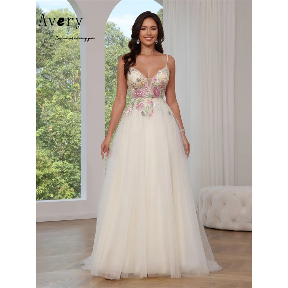 Avery Custom A Line Lace Backless Spaghetti Straps Luxurious Evening Dress 2026 Woman Elegant Cocktail Dresses for Luxury Party
Avery Custom A Line Lace Backless Spaghetti Straps Luxurious Evening Dress 2026 Woman Elegant Cocktail Dresses for Luxury Party