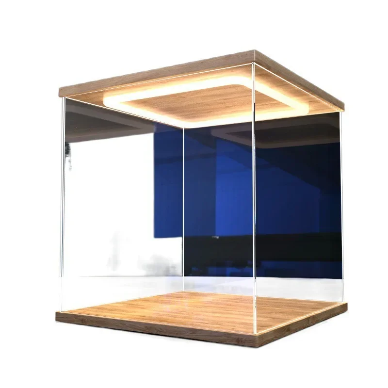 Acrylic return light display box figure wooden dust cover with light multi-size storage cover
Acrylic return light display box figure wooden dust cover with light multi-size storage cover