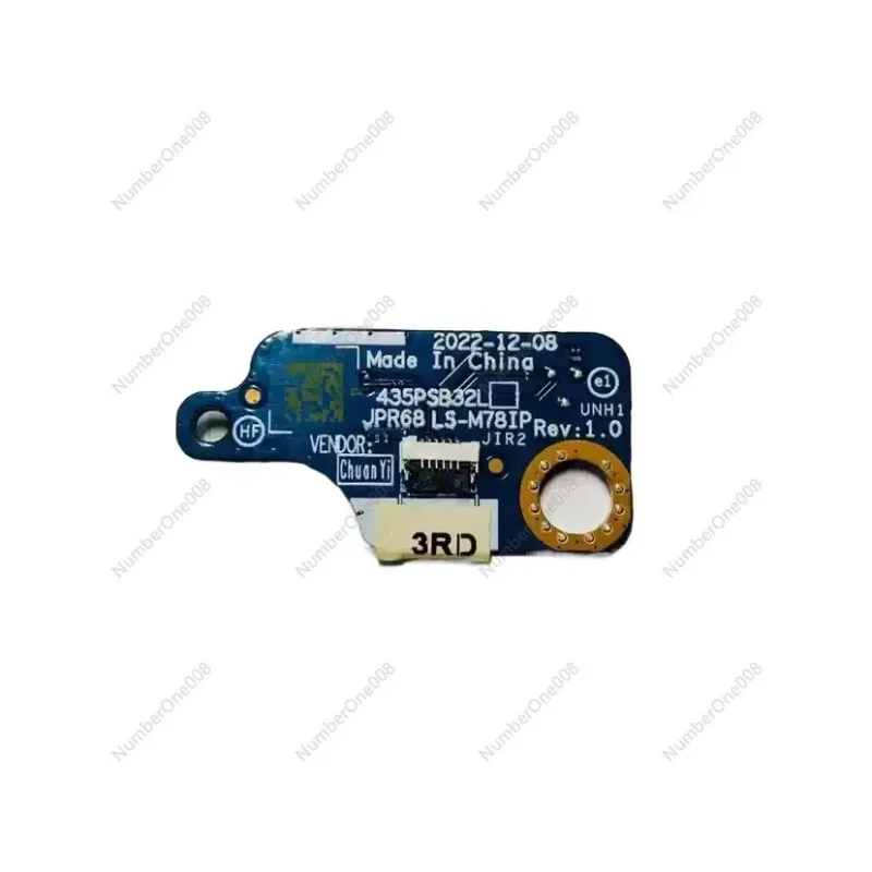 Laptop Power Switch Board Sensor Board for 16 Inch Gaming Laptop Compatible with JPR68 LS-M78IP Model
Laptop Power Switch Board Sensor Board for 16 Inch Gaming Laptop Compatible with JPR68 LS-M78IP Model