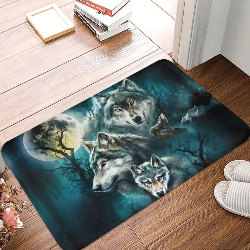 Custom Animal Wolf Moon Floor Door Bathroom Kitchen Mat Anti-Slip Indoor Doormat Bedroom Balcony Entrance Rug Carpet Footpad
Custom Animal Wolf Moon Floor Door Bathroom Kitchen Mat Anti-Slip Indoor Doormat Bedroom Balcony Entrance Rug Carpet Footpad
