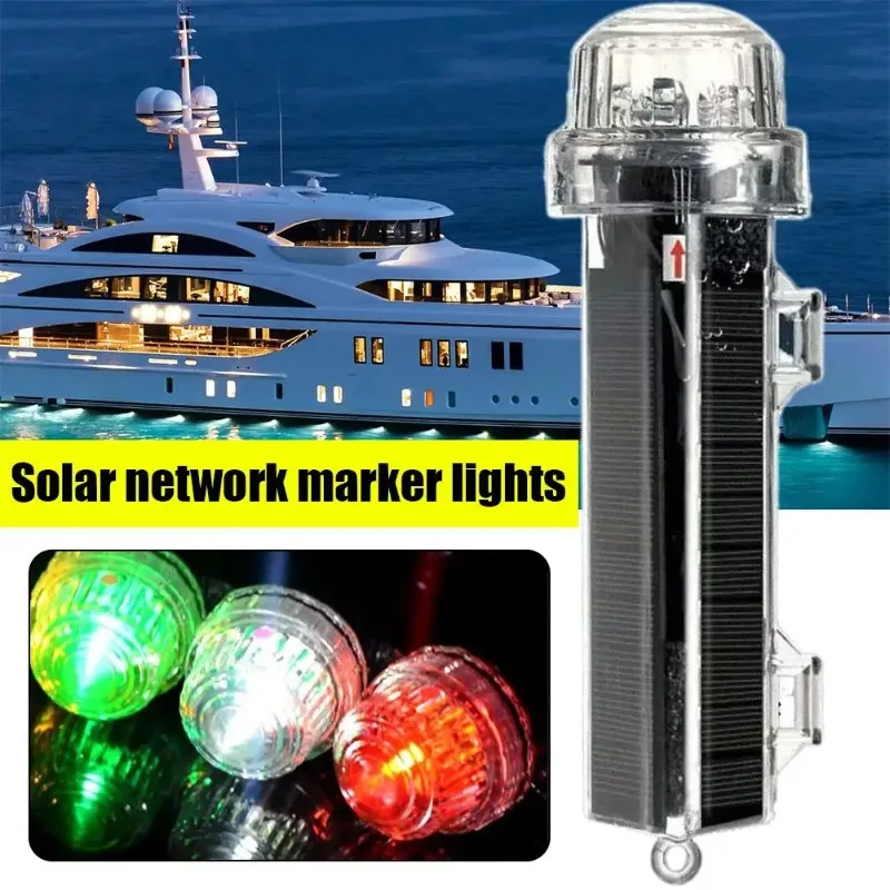Marine Warning Light Solar Powered Night Fishing Light Waterproof Intelligent Light Control Sensing Lamp For Night Fishing A9H1
Marine Warning Light Solar Powered Night Fishing Light Waterproof Intelligent Light Control Sensing Lamp For Night Fishing A9H1