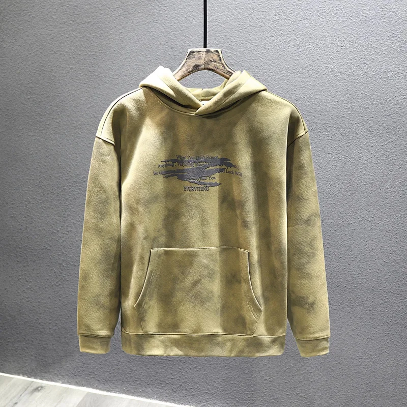 Retro loose hooded sweatshirt men's 2024 autumn and winter new style pullover top trendy long sleeved thick outerwear
Retro loose hooded sweatshirt men's 2024 autumn and winter new style pullover top trendy long sleeved thick outerwear