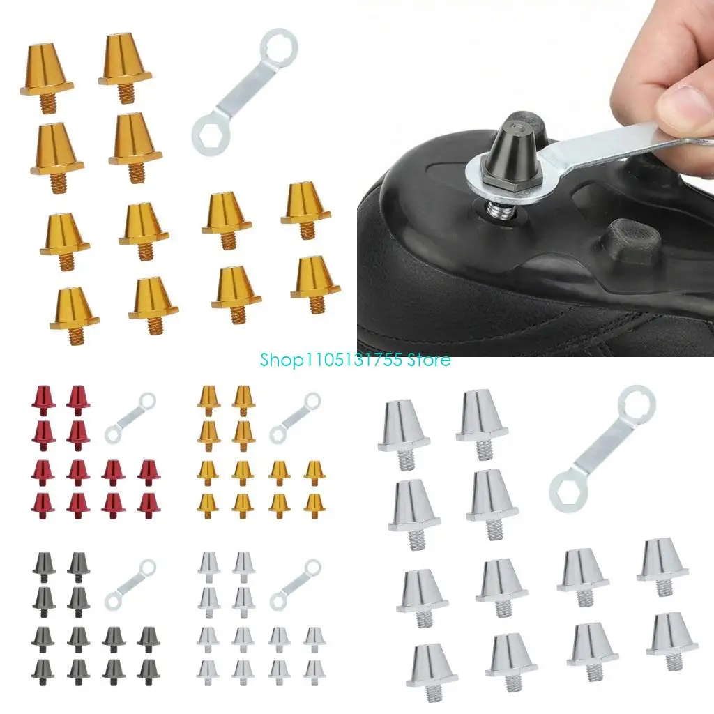 K0EF 12Pcs Soccer Shoe Spikes Aluminum With Easyly Install Nonslip Soccer Shoe Studs
K0EF 12Pcs Soccer Shoe Spikes Aluminum With Easyly Install Nonslip Soccer Shoe Studs