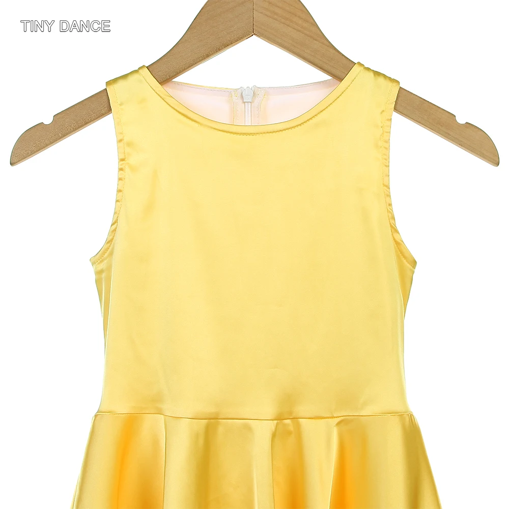 Girls Yellow Satin Leotard Dress Wide Shoulder Ballet Clothes Adult Lyrical Contemporary Costume Performance Wear 25182
Girls Yellow Satin Leotard Dress Wide Shoulder Ballet Clothes Adult Lyrical Contemporary Costume Performance Wear 25182