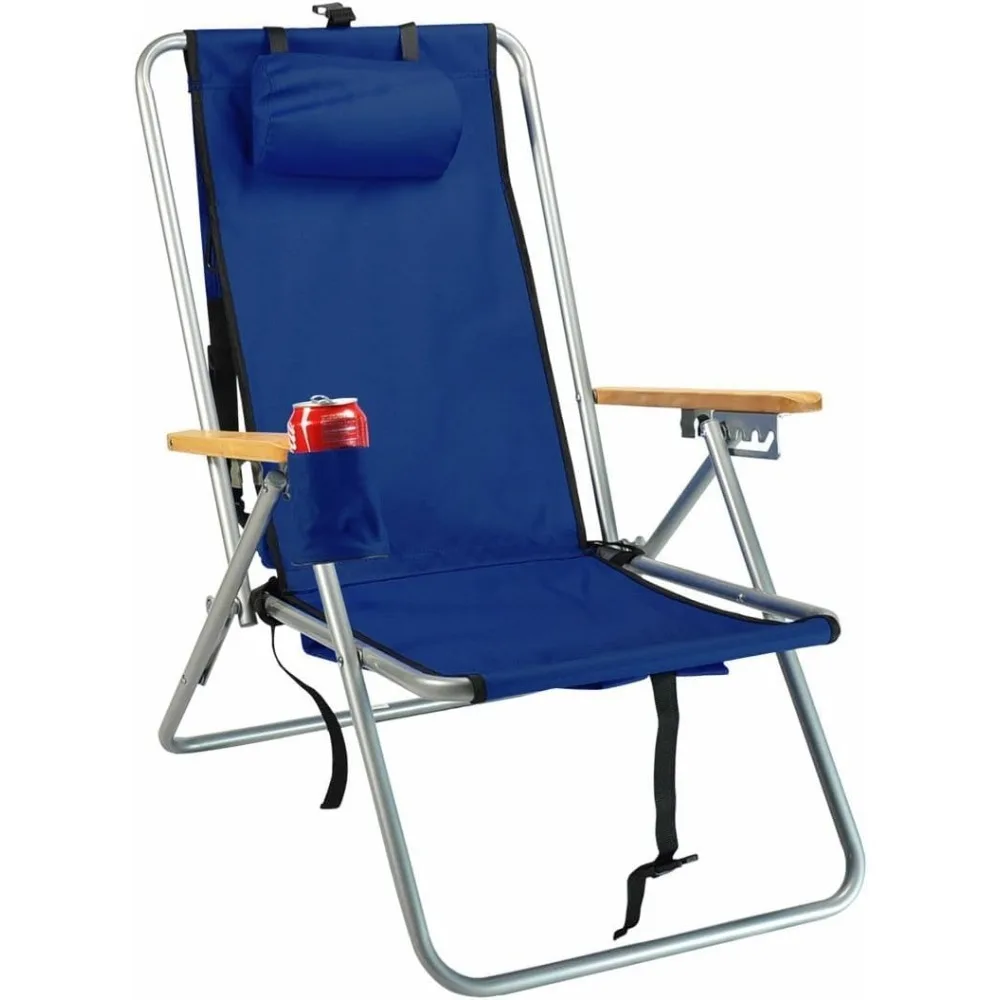 Rio Beach Original 4-Position Steel Backpack Chair with Pillow, Hands-Free Beach Chair Backpack for Adults, Navy
Rio Beach Original 4-Position Steel Backpack Chair with Pillow, Hands-Free Beach Chair Backpack for Adults, Navy