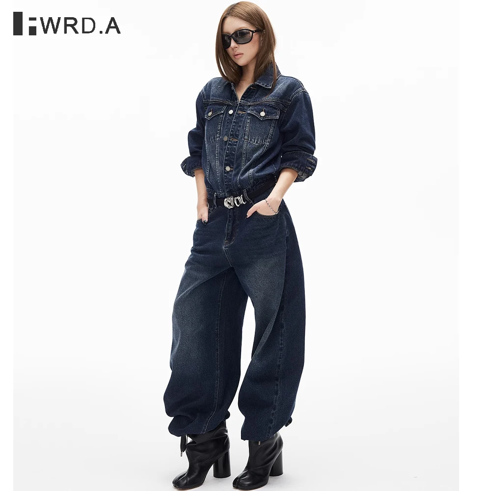 FWRD винтажный цельный комбинезон из необработанного денима с лацканами, женский комбинезон из хлопкового материала в стиле ретро, свободная рабочая одежда, комбинезон # FWRD6048
FWRD винтажный цельный комбинезон из необработанного денима с лацканами, женский комбинезон из хлопкового материала в стиле ретро, свободная рабочая одежда, комбинезон # FWRD6048