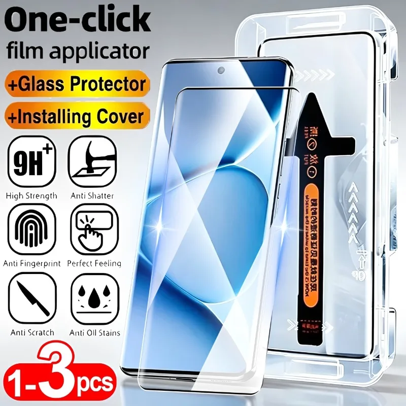 Easy Install Screen Protectors for Redmi Note 15 15Pro 15Pro+ 5G 4G 9H Hardness Tempered Glass with Dust Free Installation Kit
Easy Install Screen Protectors for Redmi Note 15 15Pro 15Pro+ 5G 4G 9H Hardness Tempered Glass with Dust Free Installation Kit