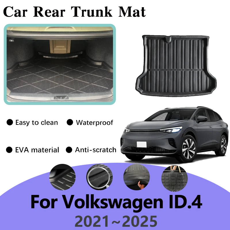 Trunk Mat Full Coverage For Volkswagen VW ID4 ID.4 2021~2025 2022 2023 2024 Waterproof Protective Anti-Slip Cargo Area Floor Mat
Trunk Mat Full Coverage For Volkswagen VW ID4 ID.4 2021~2025 2022 2023 2024 Waterproof Protective Anti-Slip Cargo Area Floor Mat
