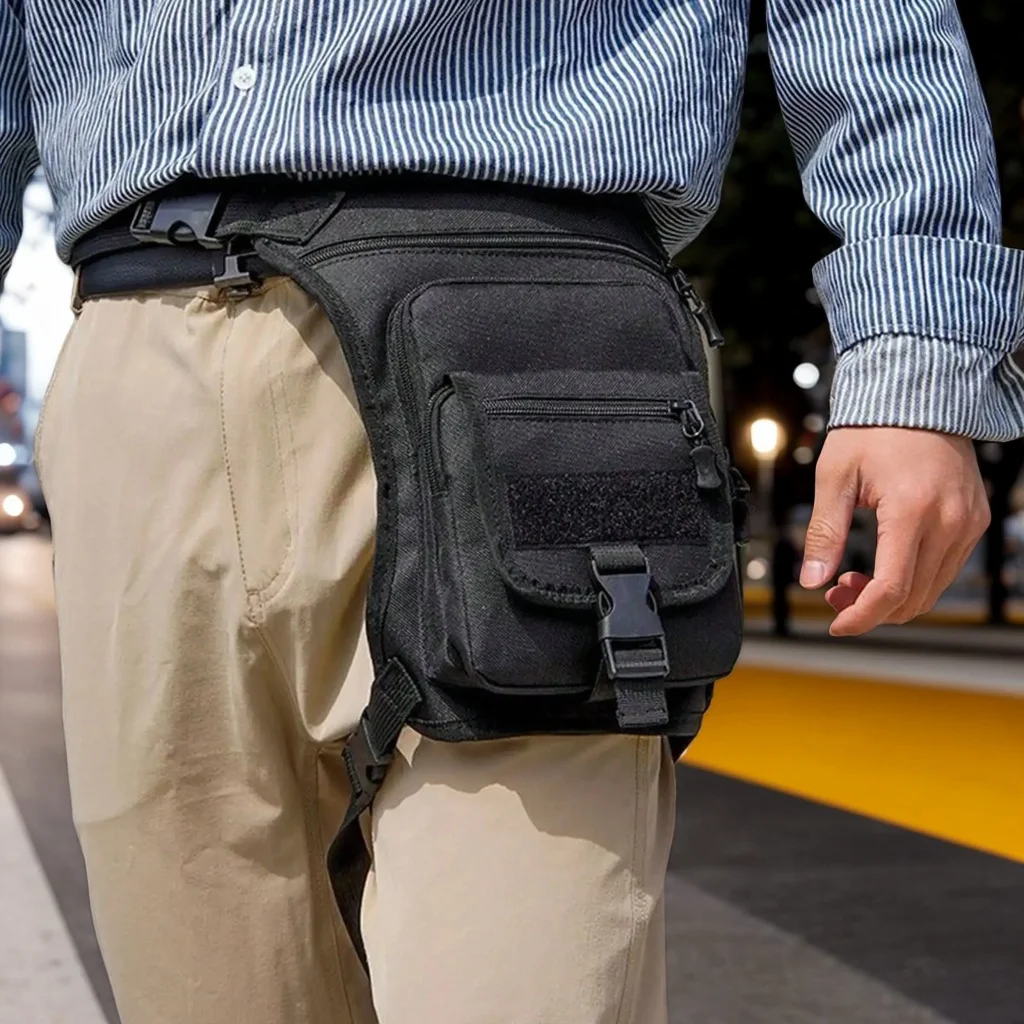 Motorcycle Drop Leg Bag - Waterproof Tactical Side Bag for Travel & Cycling (Phone/Purse Fanny Pack)
Motorcycle Drop Leg Bag - Waterproof Tactical Side Bag for Travel & Cycling (Phone/Purse Fanny Pack)