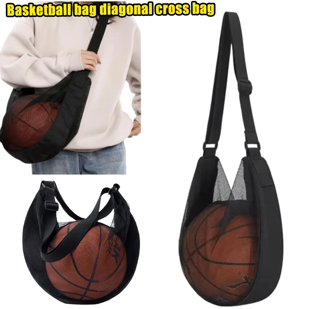 Sports Ball Mesh Crossbody Bag Foldable Basketball Shoulder Bag Large Capacity Adjustable Strap Zipper Pocket For Volleyball
Sports Ball Mesh Crossbody Bag Foldable Basketball Shoulder Bag Large Capacity Adjustable Strap Zipper Pocket For Volleyball