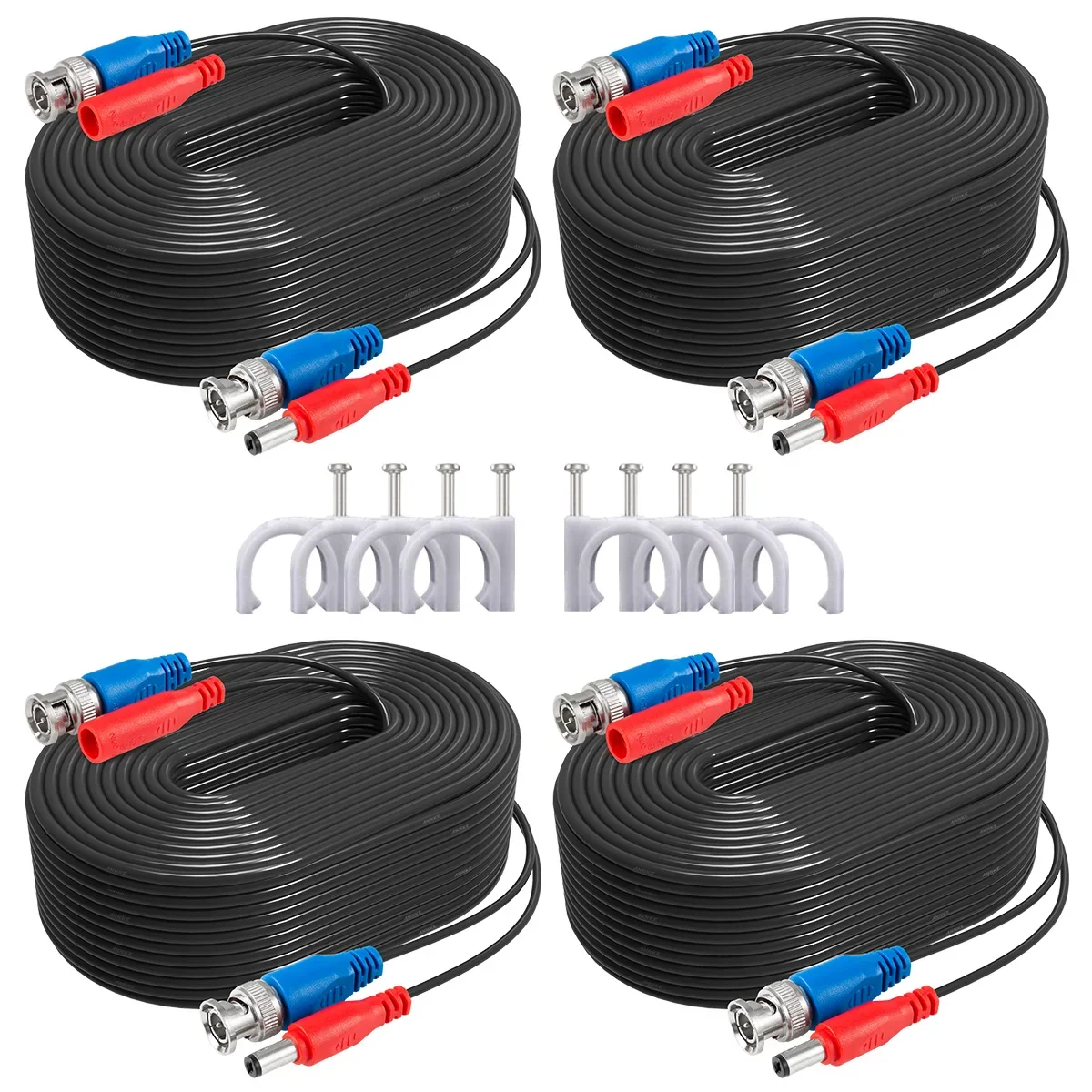 ANNKE 4 pcs Packed White/Black color 30M /100 Feet BNC DC Plug Video Power Cable CCTV Camera DVR Security Surveillance System
ANNKE 4 pcs Packed White/Black color 30M /100 Feet BNC DC Plug Video Power Cable CCTV Camera DVR Security Surveillance System