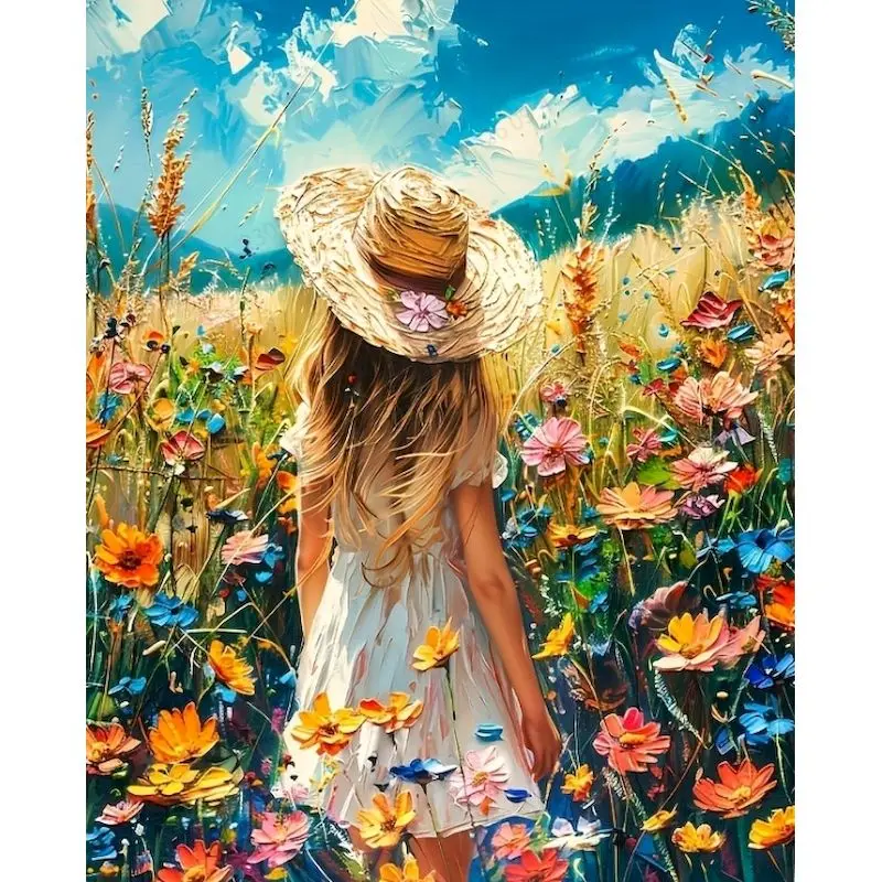 GATYZTORY Oil Painting By Numbers Kill Time Drawing By Numbers Flower Girl Handiwork Coloring By Numbers Home Decors Diy Gift
GATYZTORY Oil Painting By Numbers Kill Time Drawing By Numbers Flower Girl Handiwork Coloring By Numbers Home Decors Diy Gift