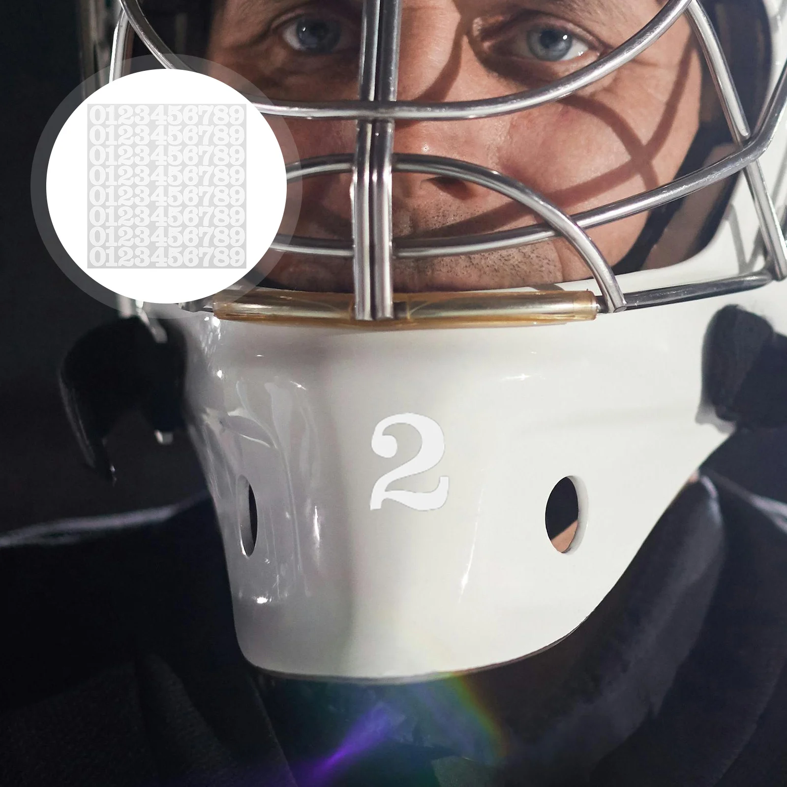 6 Sheets Reusable Number Decals Self-Adhesive Waterproof Vinyl Stickers for Football Baseball Hockey Sports
6 Sheets Reusable Number Decals Self-Adhesive Waterproof Vinyl Stickers for Football Baseball Hockey Sports