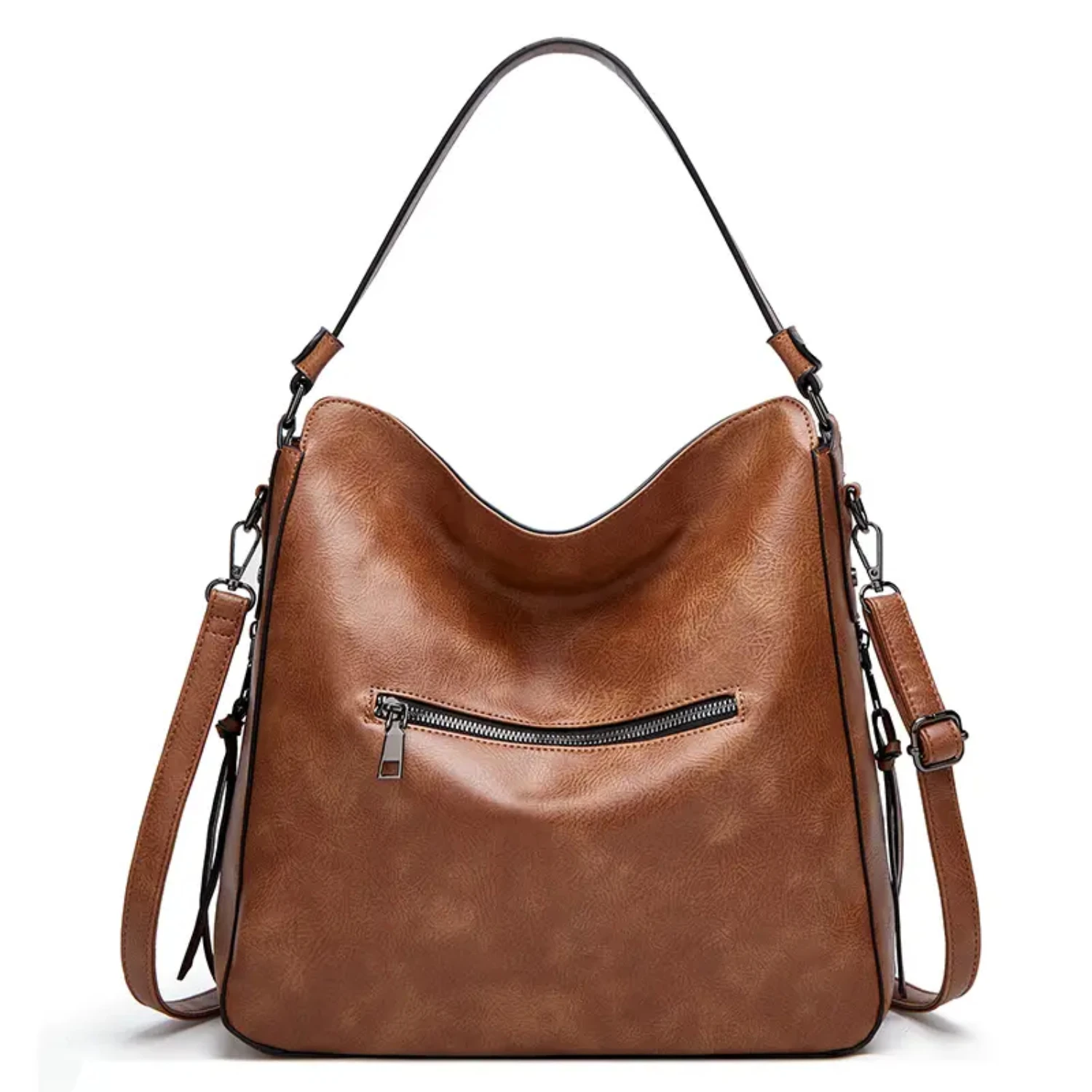 Vintage Soft Faux Leather Stylish Tote Bag with Large Capacity - Perfect Shopping Companion for Fashionable Women
Vintage Soft Faux Leather Stylish Tote Bag with Large Capacity - Perfect Shopping Companion for Fashionable Women
