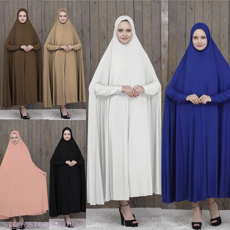 Muslim One Piece Prayer Hijab Dress Garment Full Hooded Robe Women Cover Robe Niqab Batwing Sleeve Islam Dubai Modest Abaya
Muslim One Piece Prayer Hijab Dress Garment Full Hooded Robe Women Cover Robe Niqab Batwing Sleeve Islam Dubai Modest Abaya