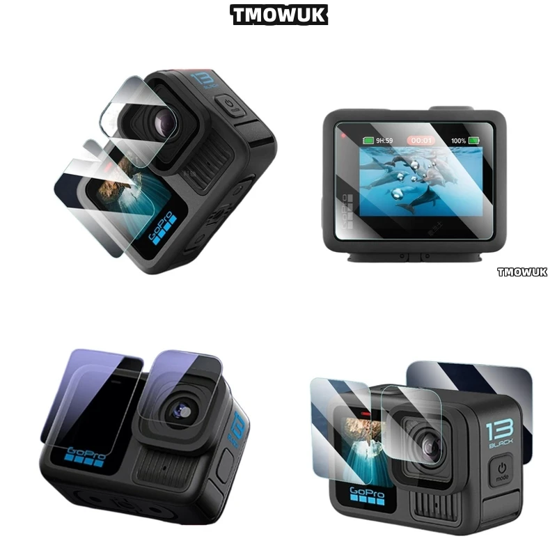 For GoPro Hero 13 Military Grade Tempered Glass Protector - Shockproof Anti Scratch Front & Back Screen Cover
For GoPro Hero 13 Military Grade Tempered Glass Protector - Shockproof Anti Scratch Front & Back Screen Cover